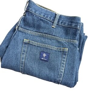 RK Brand Mens Jeans 35x29 Blue Denim Straight Leg Cotton Pants